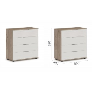 М/С ДЖУЛИЯ КОМОД 4 ЯЩИКА ИМПЕРИАЛ